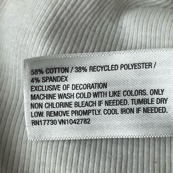 Colsie Ivory Lace Trim Crop Top Ribbed Knit L Boho Hippie Ethereal Balletcore L - Picture 7 of 10